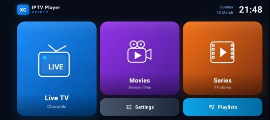 XCIPTV HOME