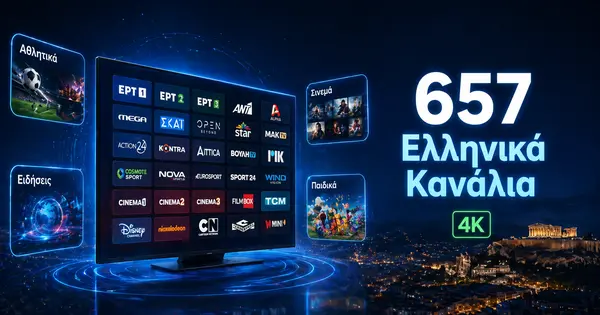 Λίστα Ελληνικών Καναλιών IPTV